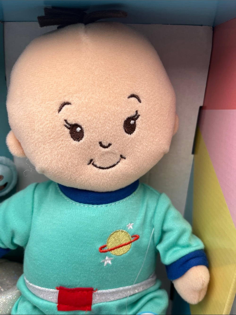 Wee Baby Stella Space Adventure Plush Doll - Green Outfit - Picture 8 of 8